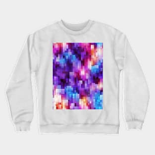 Abstract bitmap Color blur effect Crewneck Sweatshirt